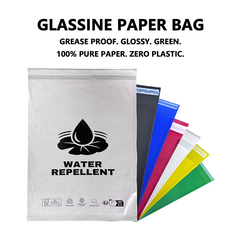 ถุงกระดาษ Glassine แบบกำหนดเองสำหรับบรรจุภัณฑ์เครื่องแต่งกายช่วยให้แบรนด์เปลี่ยนบรรจุภัณฑ์พลาสติก